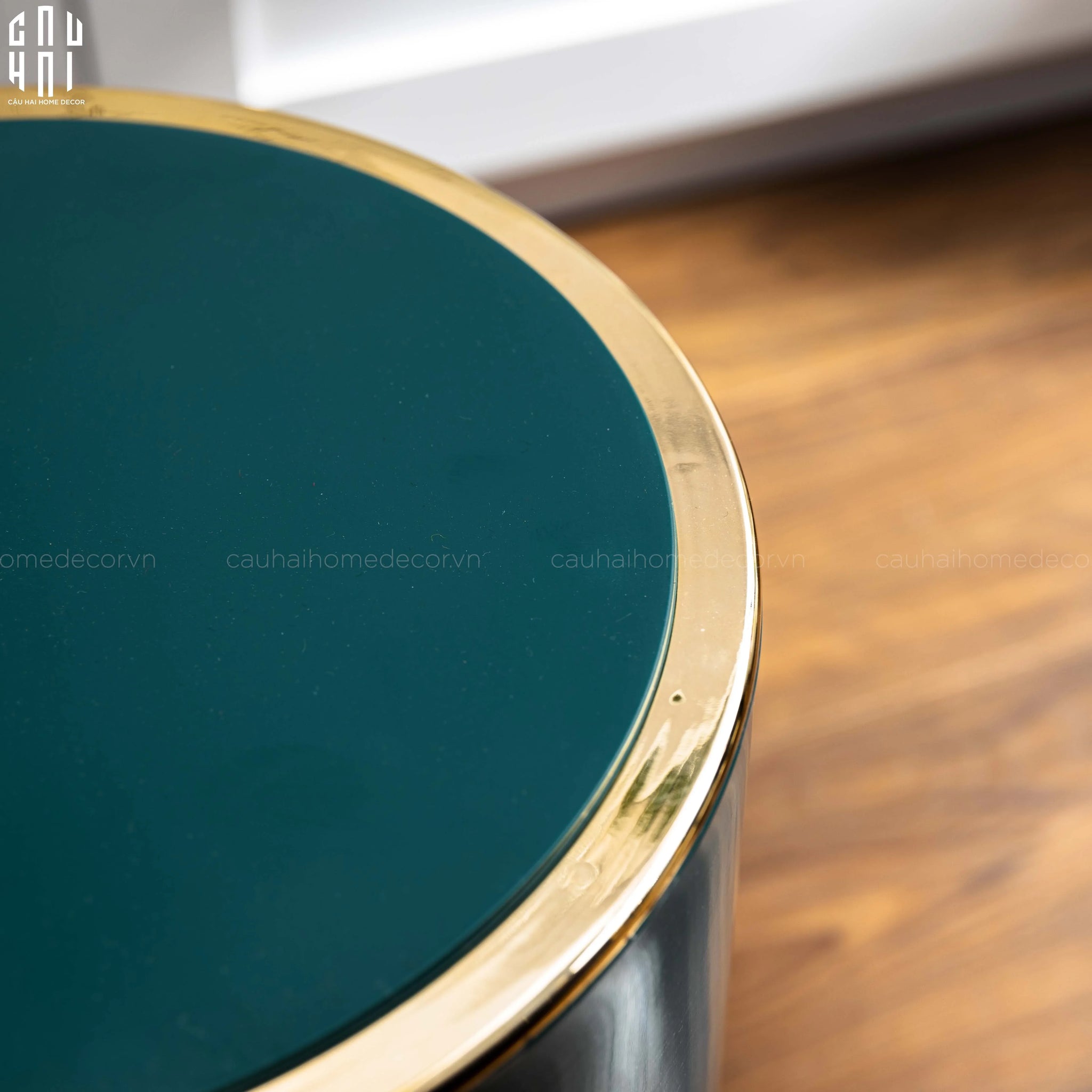 THÙNG RÁC BASIC NEW EDITION 12L - GREEN-CẬU HAI HOME DECOR