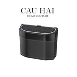 THÙNG RÁC BỌC DA CAR MINI BIN - NOIR-CẬU HAI HOME DECOR
