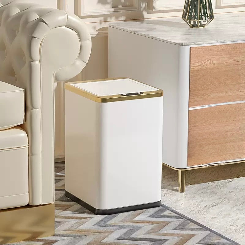 Thùng Rác Cảm Biến Vuông - Gold Ligne Hybrid Trash Cans 15L-CẬU HAI HOME DECOR