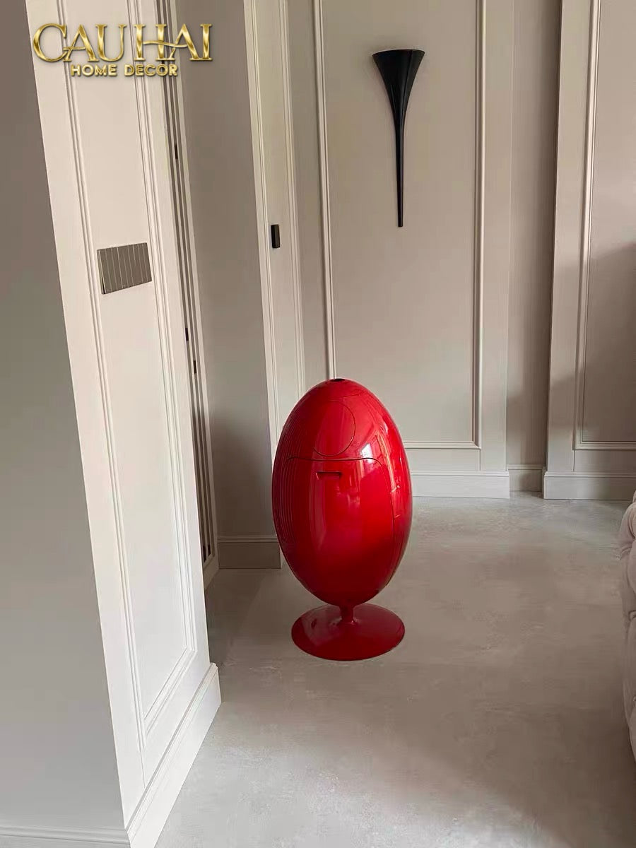 Thùng Rác Đa Năng Dinosaur Red Egg - Modern-CẬU HAI HOME DECOR