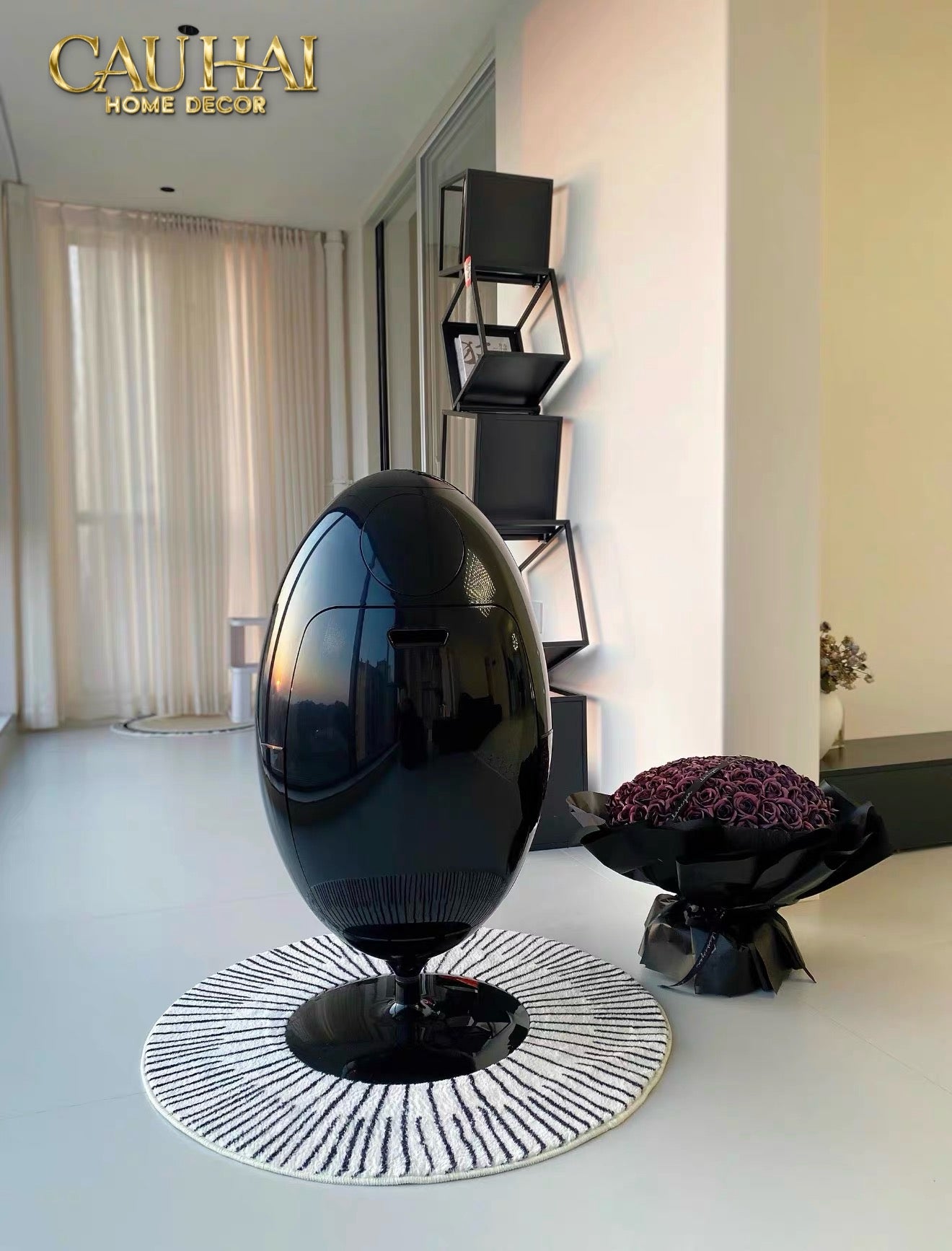 Thùng Rác Đa Năng Dinosaur Red Egg - Modern-CẬU HAI HOME DECOR