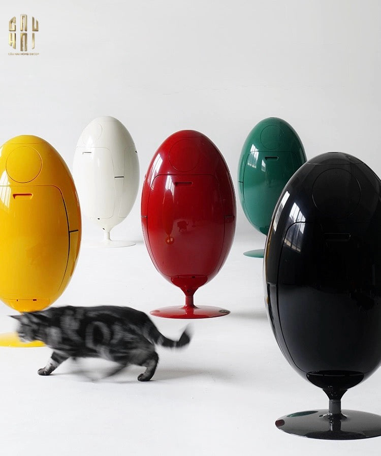 Thùng Rác Đa Năng Dinosaur Red Egg - Modern-CẬU HAI HOME DECOR