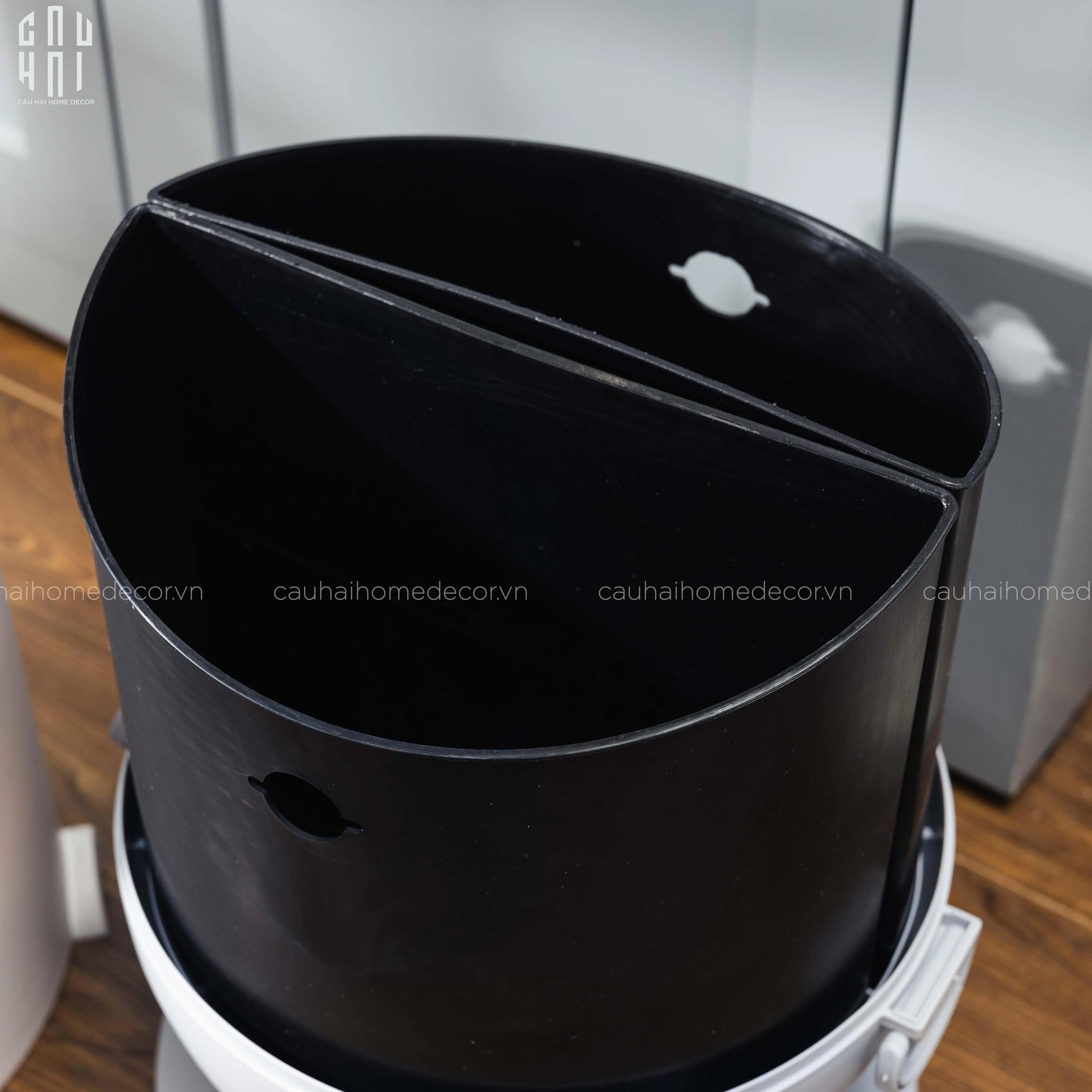 THÙNG RÁC FINCH 20L- SILVER-CẬU HAI HOME DECOR