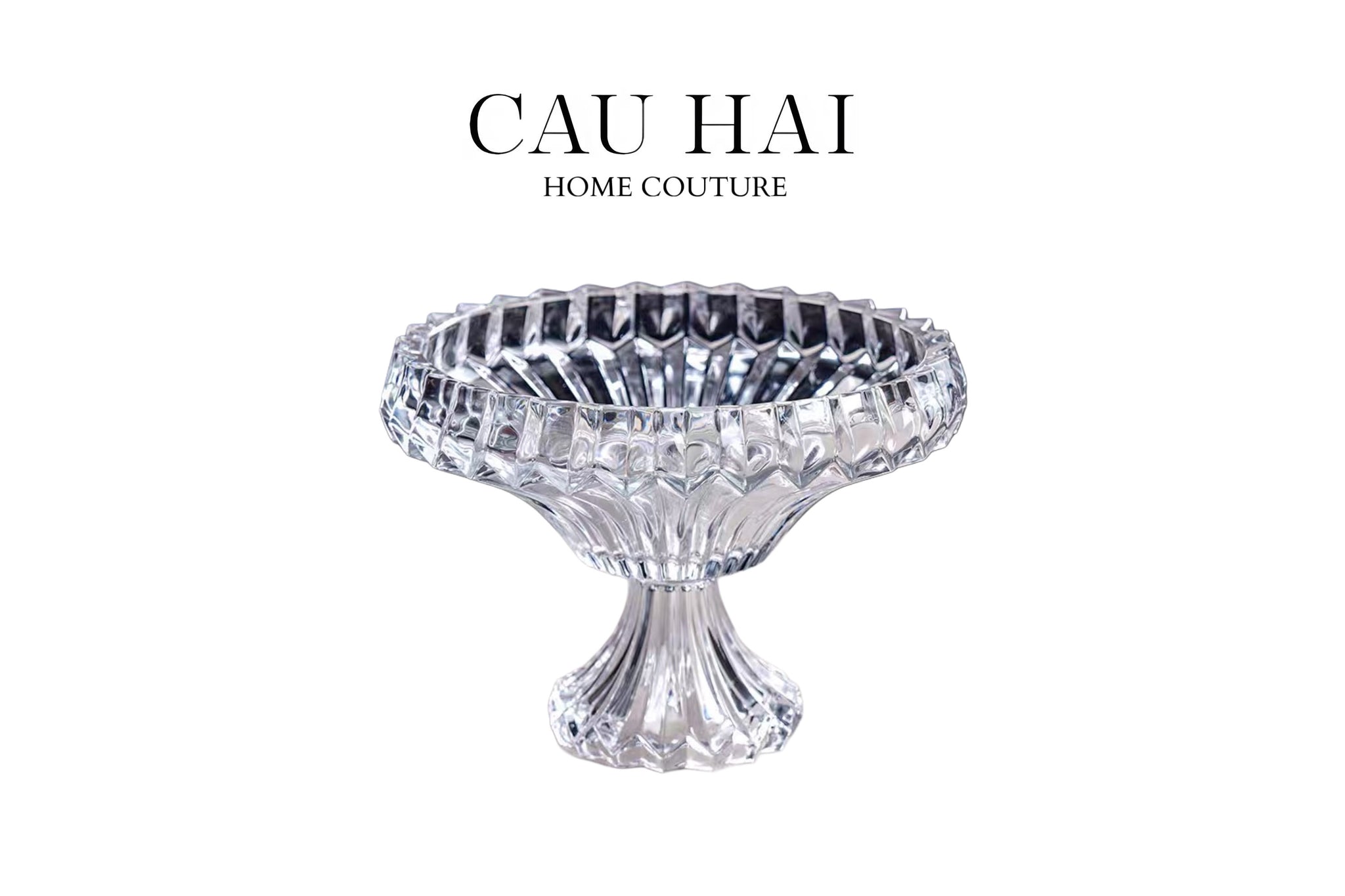 Tô Pha Lê Deux Étages Crystal Bowl - CẬU HAI HOME DECOR