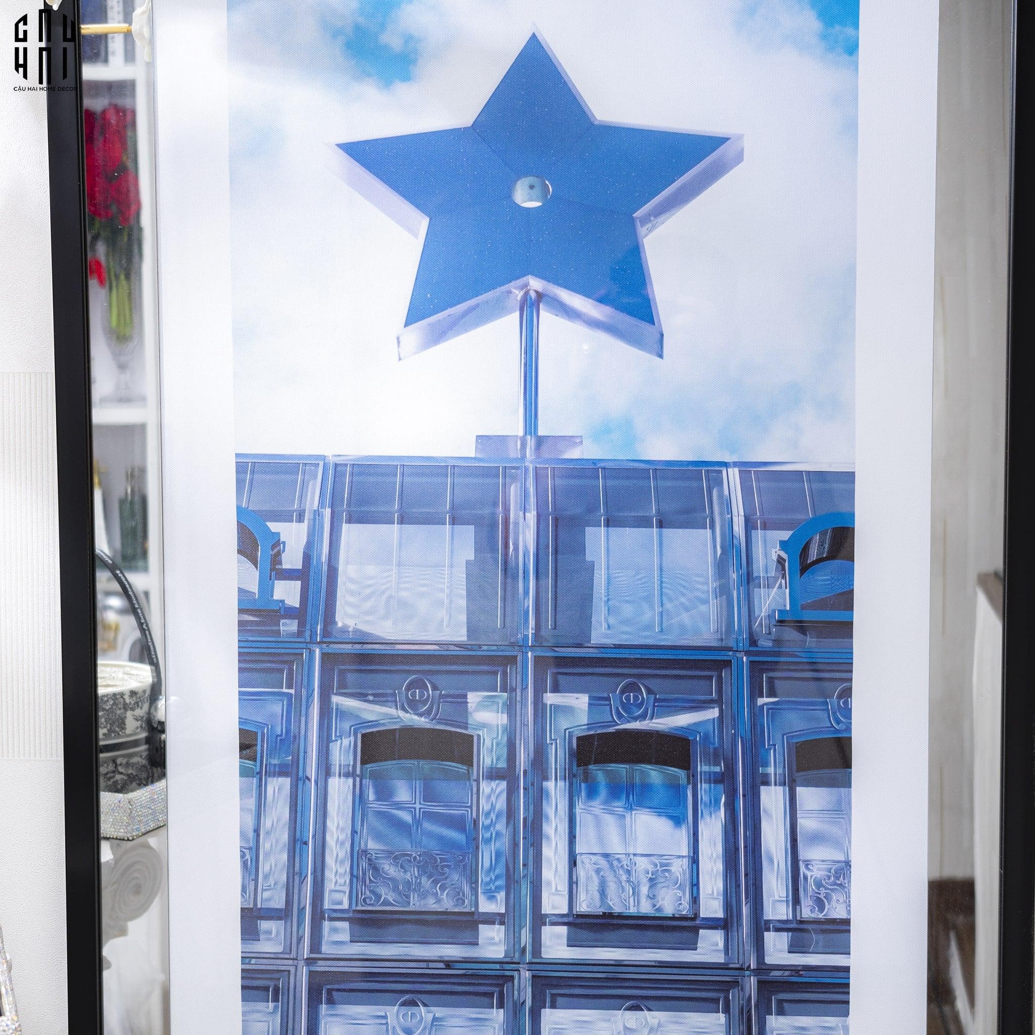 TRANH CANVAS CAO CẤP BLUE SKY 60X120CM-CẬU HAI HOME DECOR