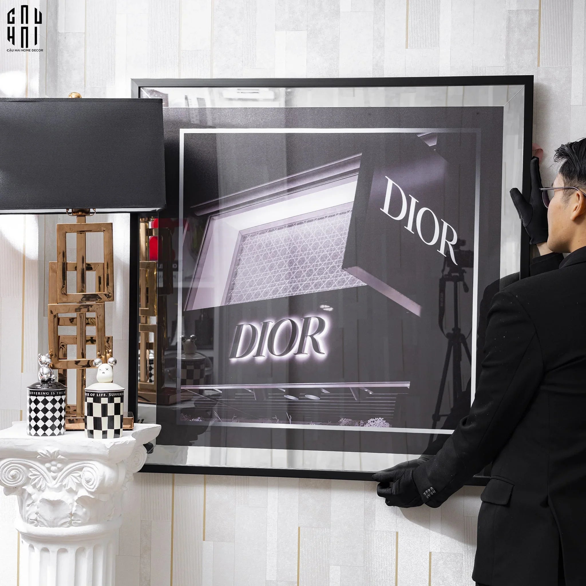 TRANH CANVAS CAO CẤP DECO 90X90CM-CẬU HAI HOME DECOR