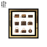 TRANH CANVAS CAO CẤP L MONOGRAM LUXURY 90X90CM-CẬU HAI HOME DECOR