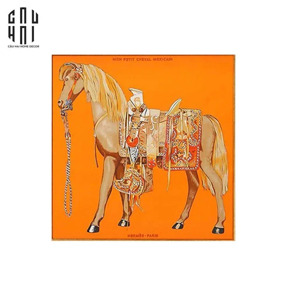 TRANH CANVAS CHEVAL 90X90CM-CẬU HAI HOME DECOR