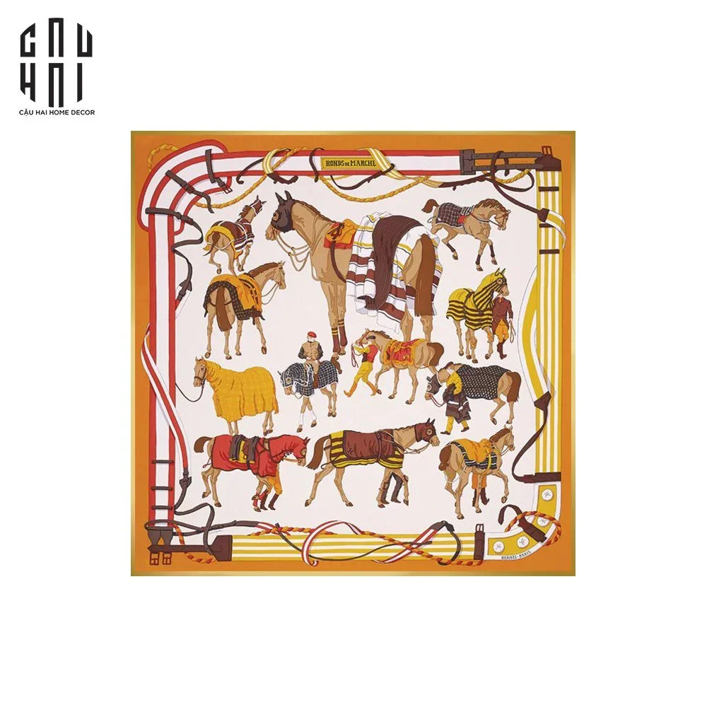 TRANH CANVAS D-SPANISH 90X90 CM-CẬU HAI HOME DECOR