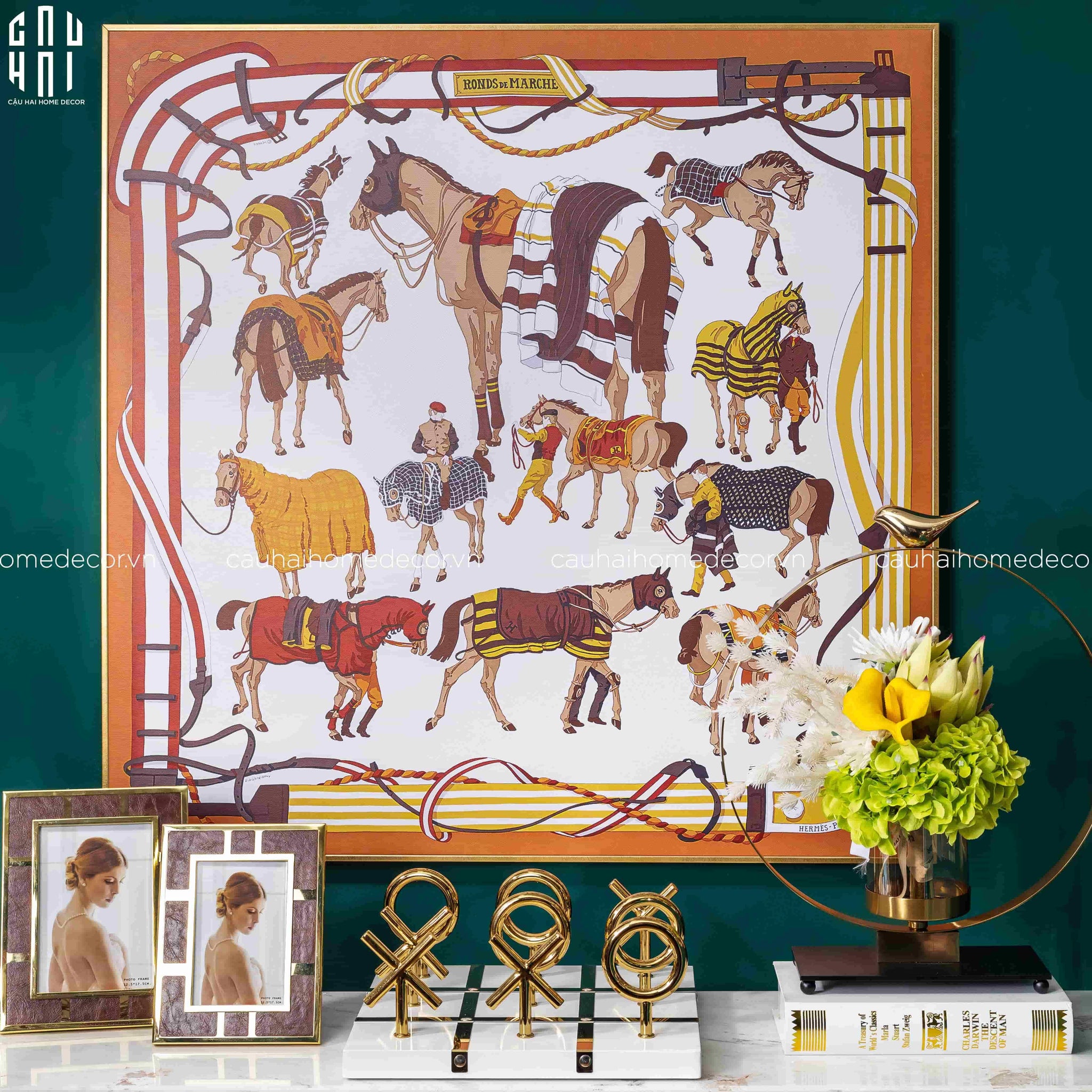 TRANH CANVAS D-SPANISH 90X90 CM-CẬU HAI HOME DECOR