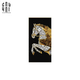 TRANH CANVAS DARK H CHEVAL SUPER BLING BLING 50X100CM-CẬU HAI HOME DECOR