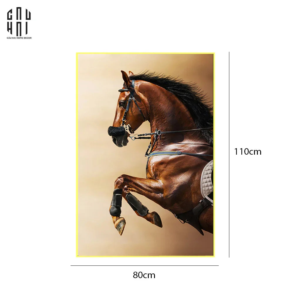 TRANH CANVAS GALLOPING 80X110CM-CẬU HAI HOME DECOR