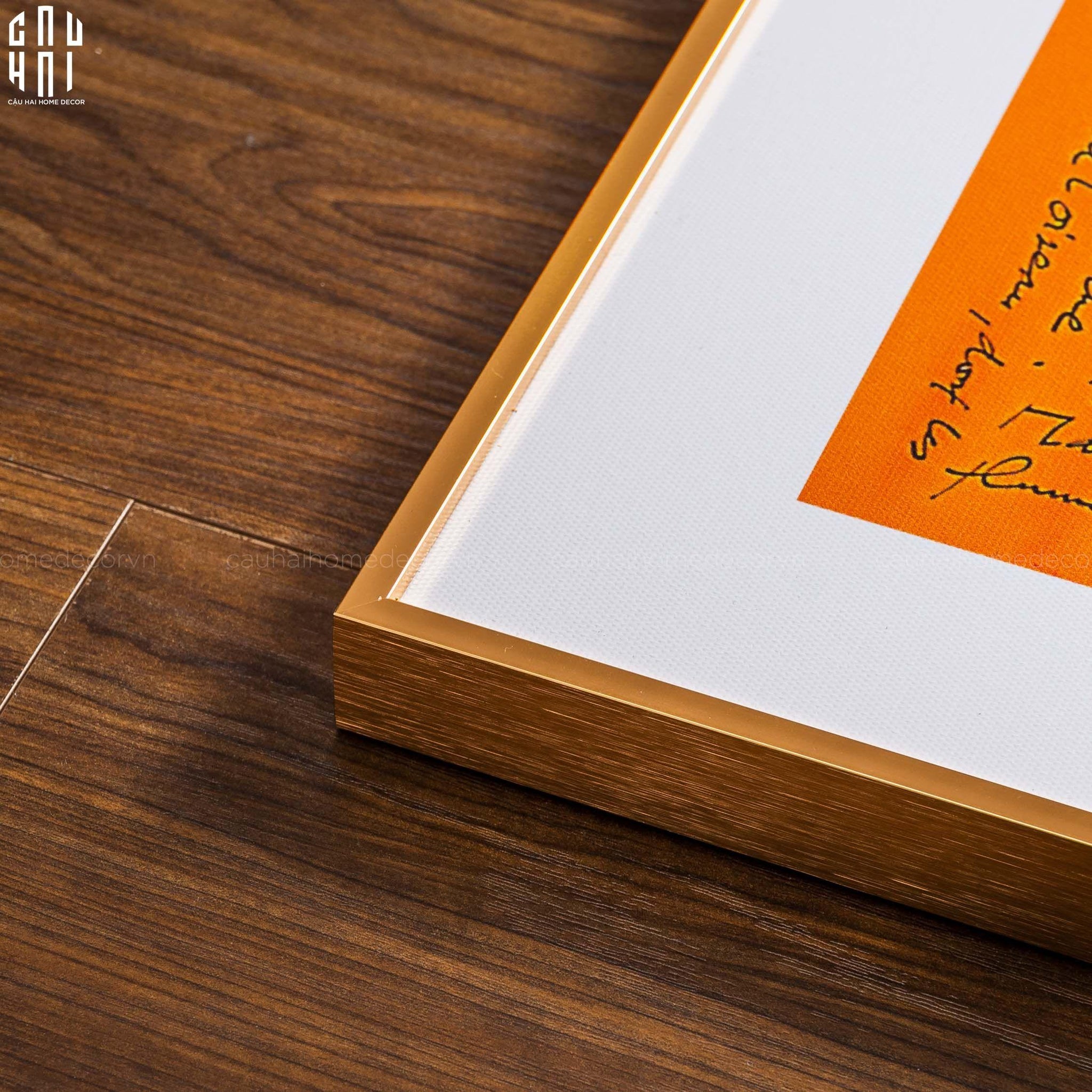 TRANH CANVAS HALF ORANGE PEGASUS 90X90CM - KHUNG NHÔM-CẬU HAI HOME DECOR