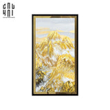 TRANH CANVAS NÚI NON HÙNG VĨ - VIỀN GỖ CÓ KÍNH- GORGEOUS MOUNTAINS 60X120CM-CẬU HAI HOME DECOR