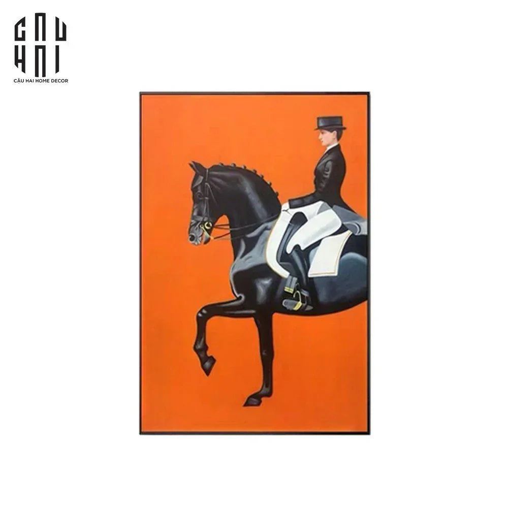 TRANH CANVAS O-HORSEMAN 80X110CM-CẬU HAI HOME DECOR