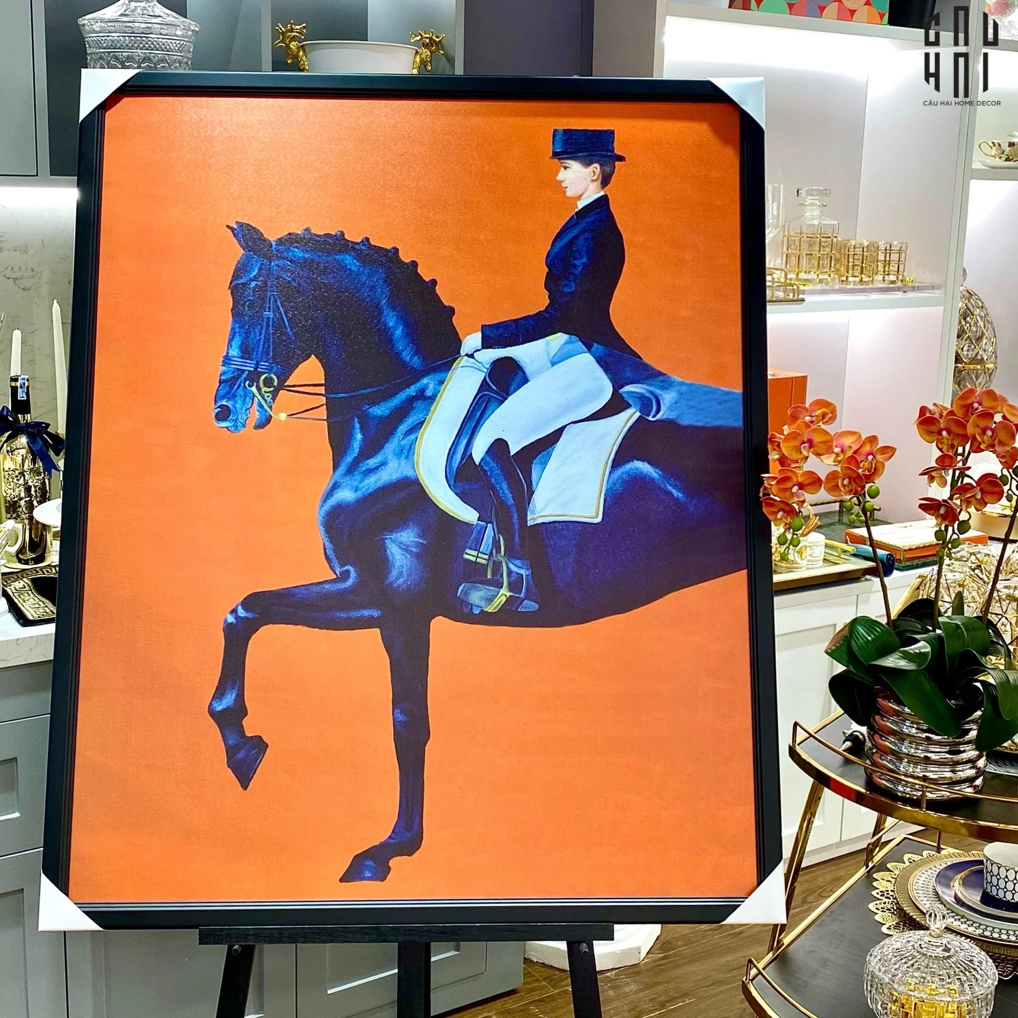 TRANH CANVAS O-HORSEMAN 80X110CM-CẬU HAI HOME DECOR