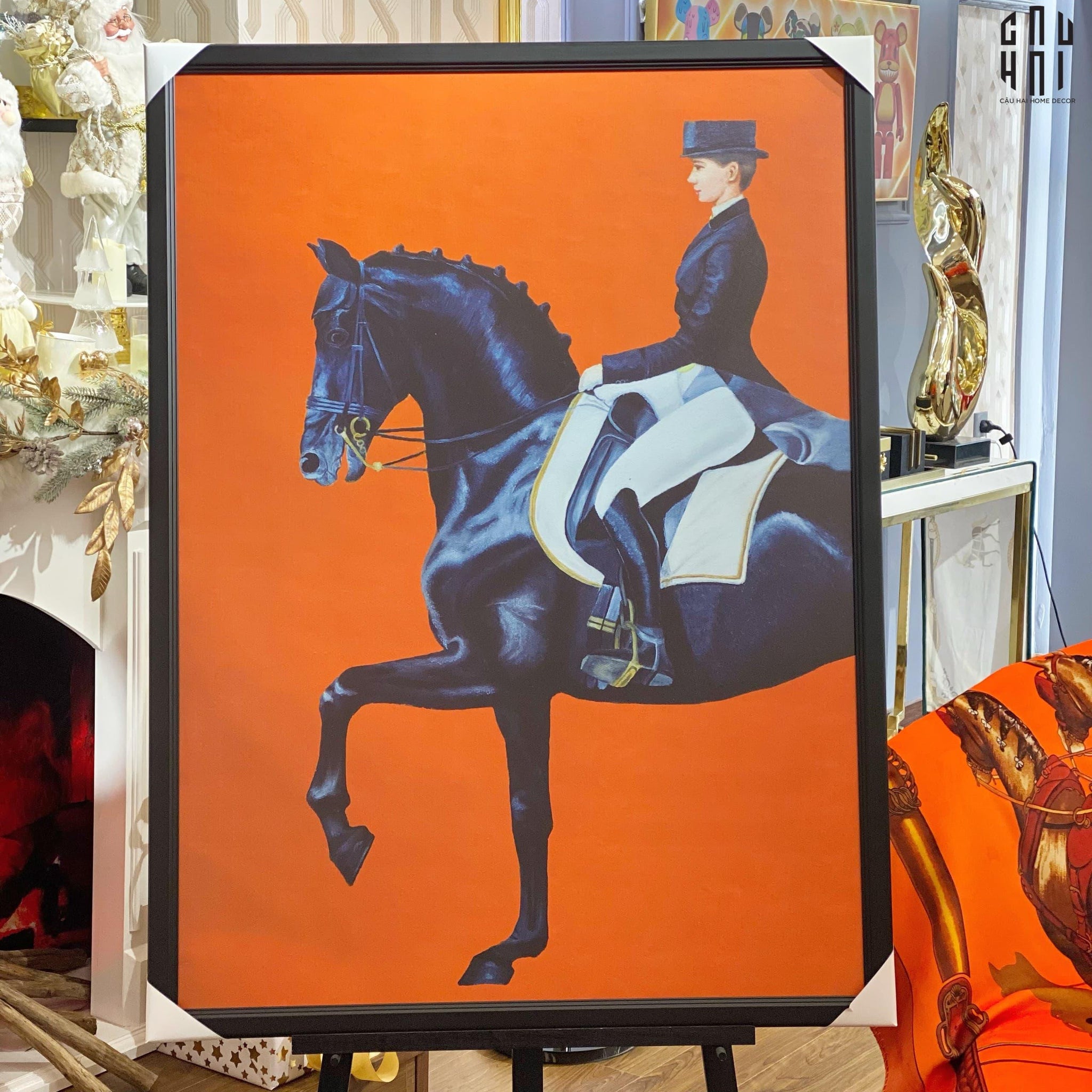 TRANH CANVAS O-HORSEMAN 80X110CM-CẬU HAI HOME DECOR
