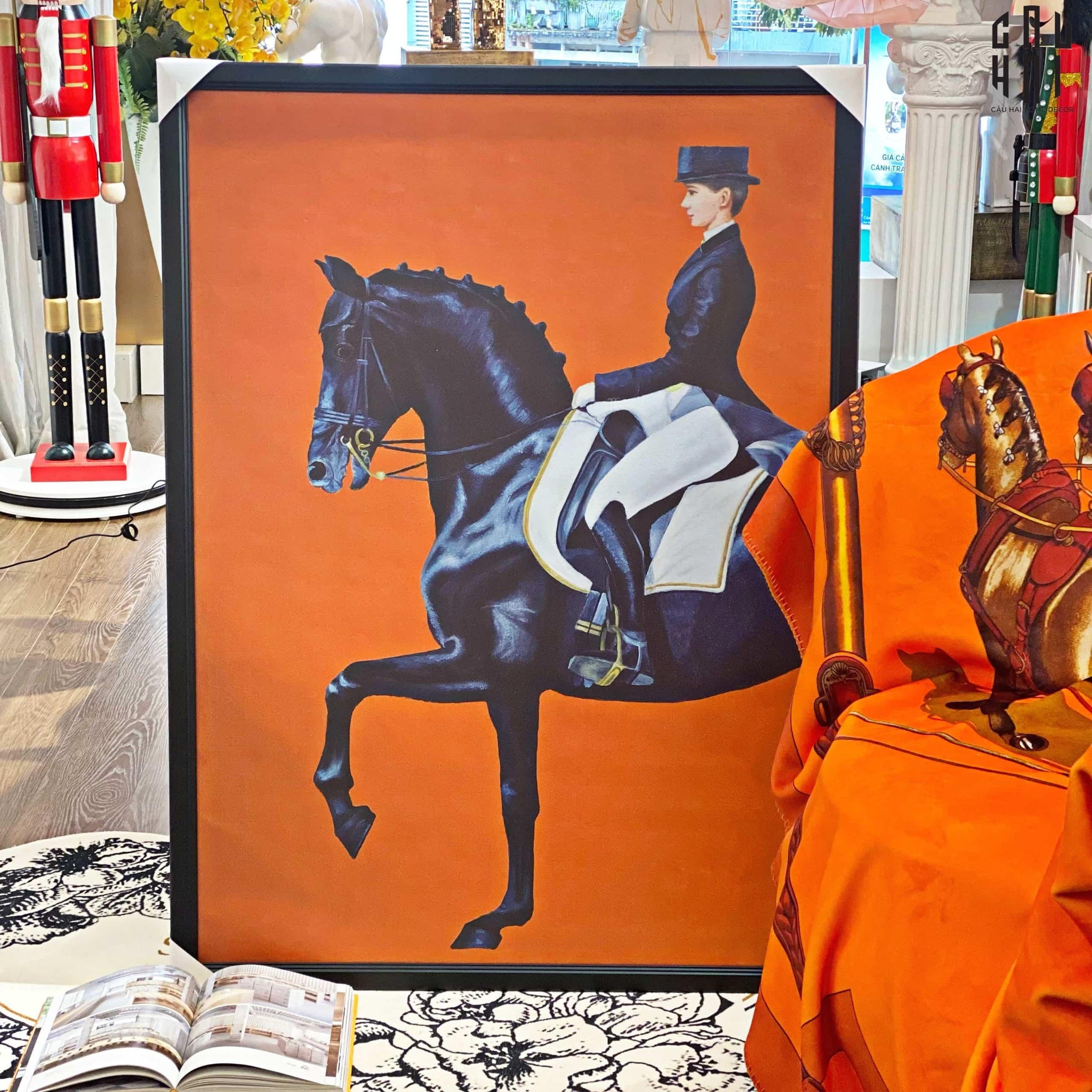 TRANH CANVAS O-HORSEMAN 80X110CM-CẬU HAI HOME DECOR