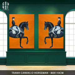 Tranh Canvas O-Horseman 80X110Cm-TRANH TREO TƯỜNG-CẬU HAI HOME DECOR