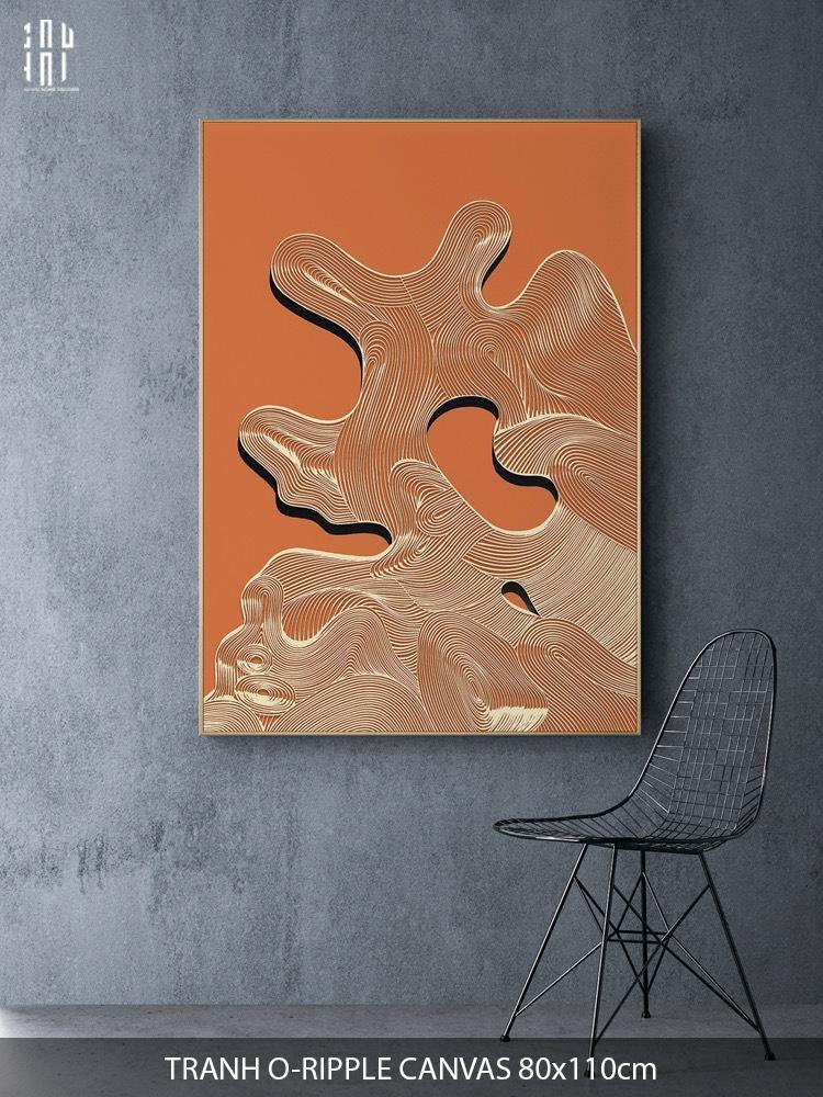 TRANH CANVAS O-RIPPLE 80X110CM-CẬU HAI HOME DECOR