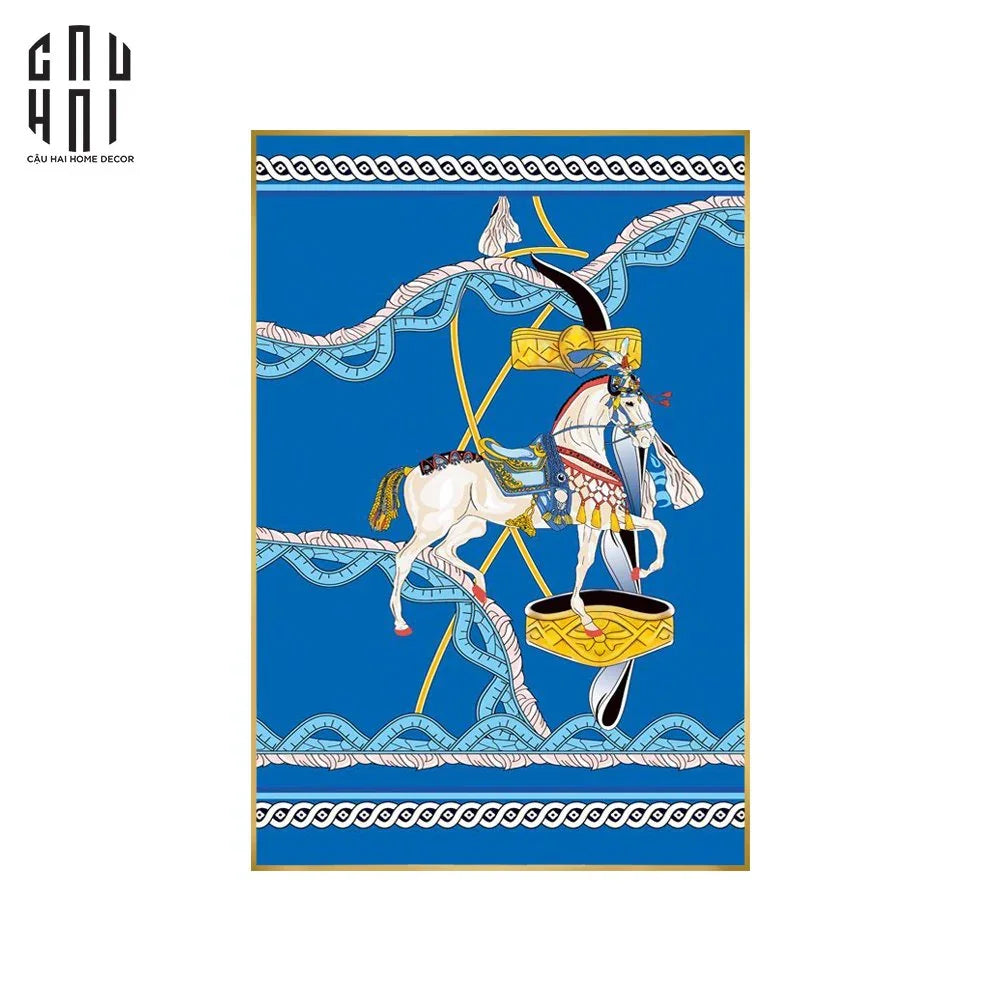 TRANH CANVAS OCEAN HORSE 80X120CM-CẬU HAI HOME DECOR