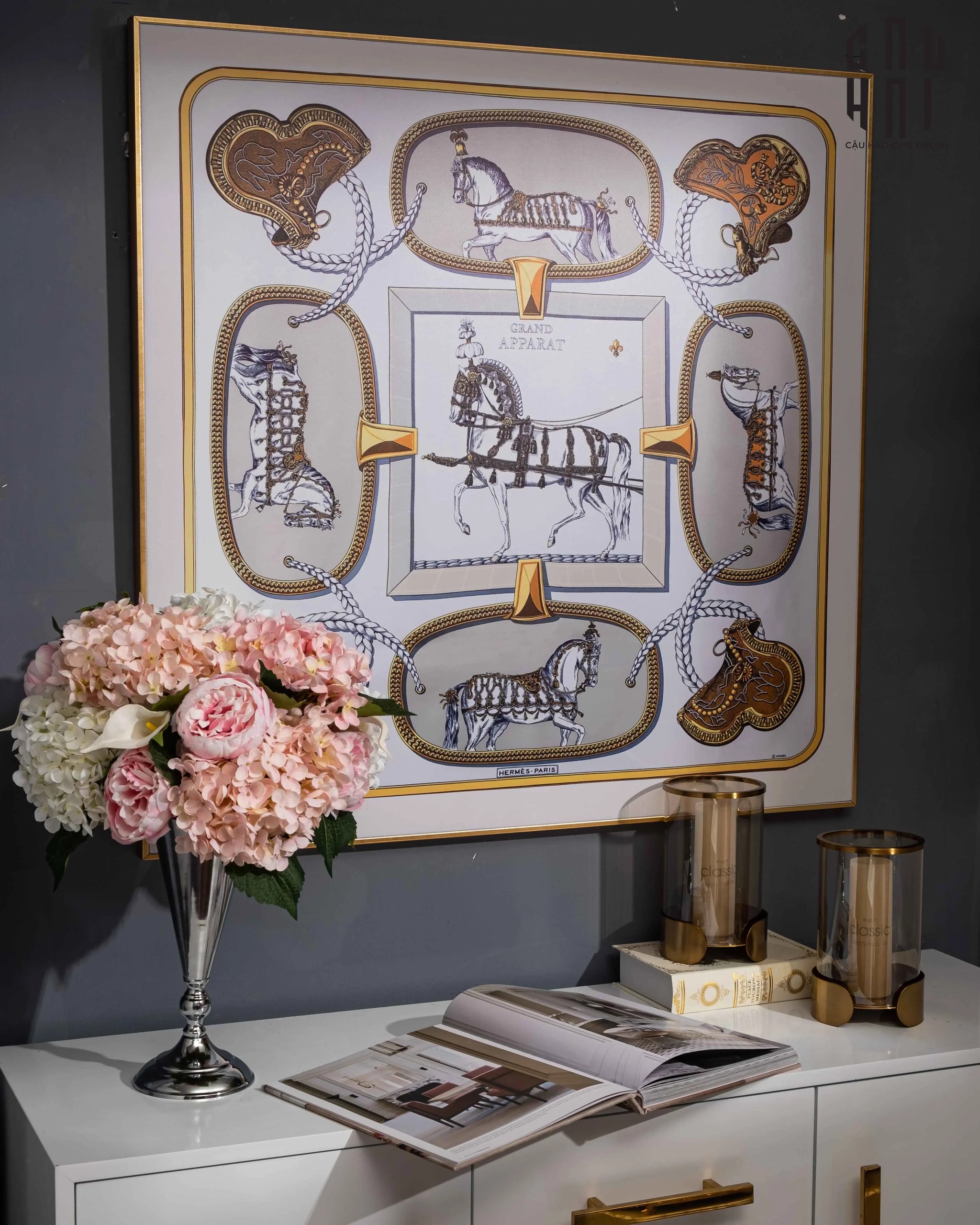 TRANH CANVAS SEABISCUIT 90X90 CM-CẬU HAI HOME DECOR