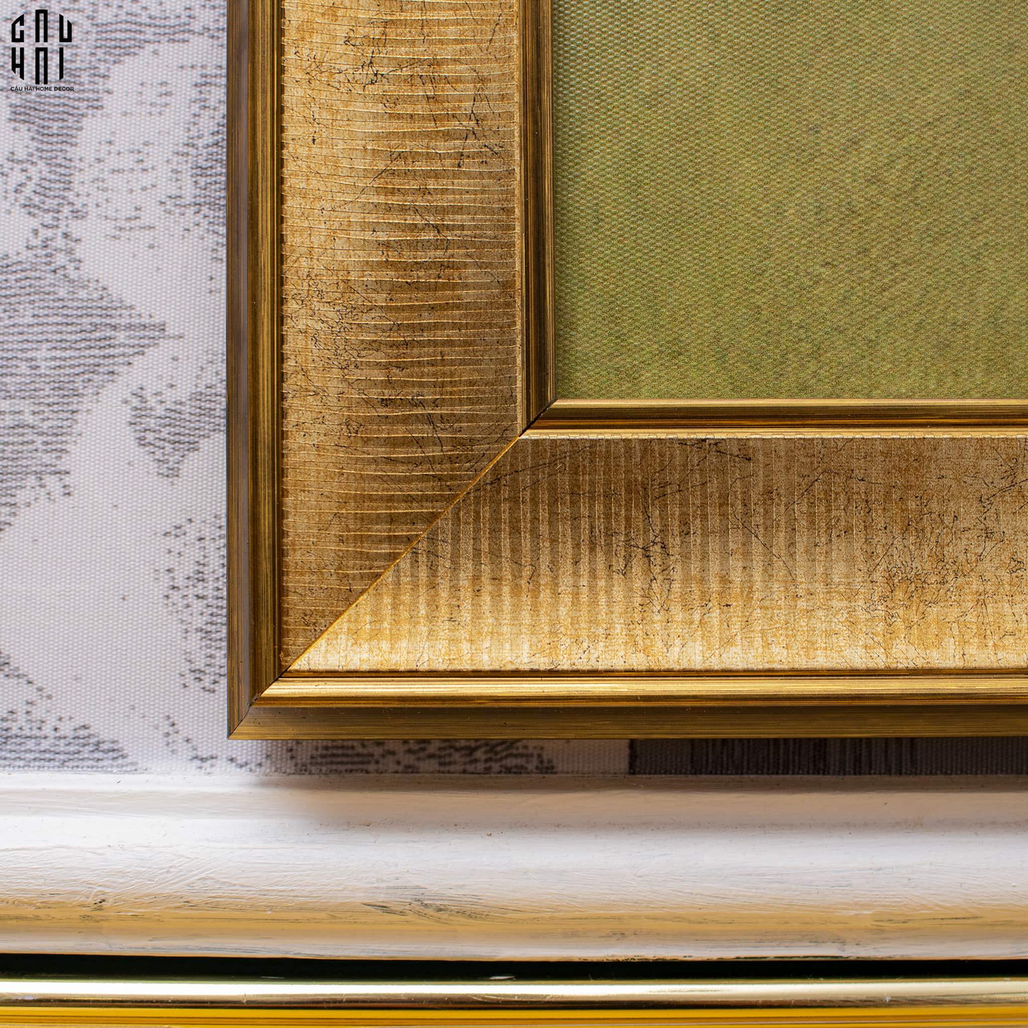 TRANH CANVAS SPRING CANARI 70X130CM - KHUNG CỔ ĐIỂN-CẬU HAI HOME DECOR