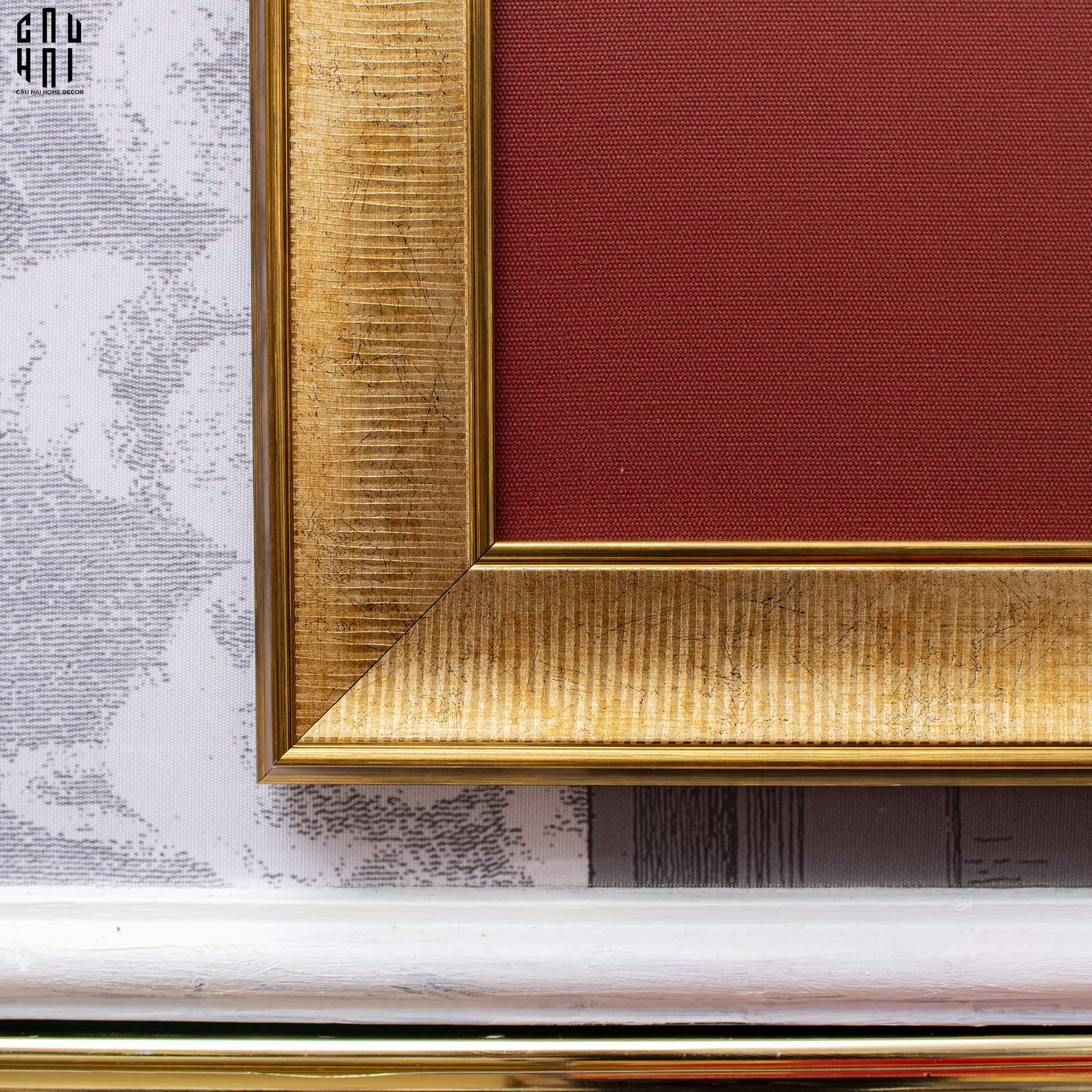 TRANH CANVAS SPRING CANARI 70X130CM - KHUNG CỔ ĐIỂN-CẬU HAI HOME DECOR