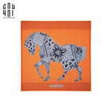 TRANH CANVAS SUPER SHINING ORANGE CHEVAL 90X90CM - KHUNG MỎNG-CẬU HAI HOME DECOR