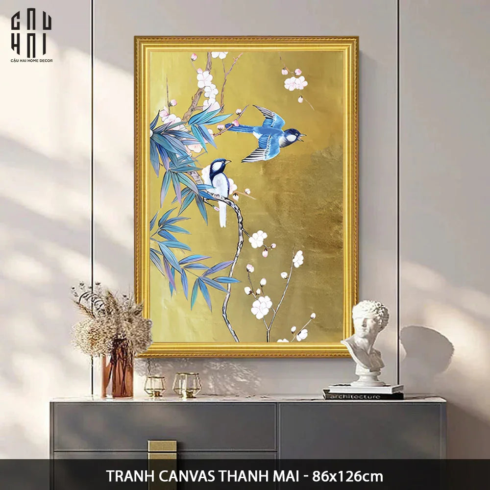 TRANH CANVAS THANH MAI 80X120CM-CẬU HAI HOME DECOR