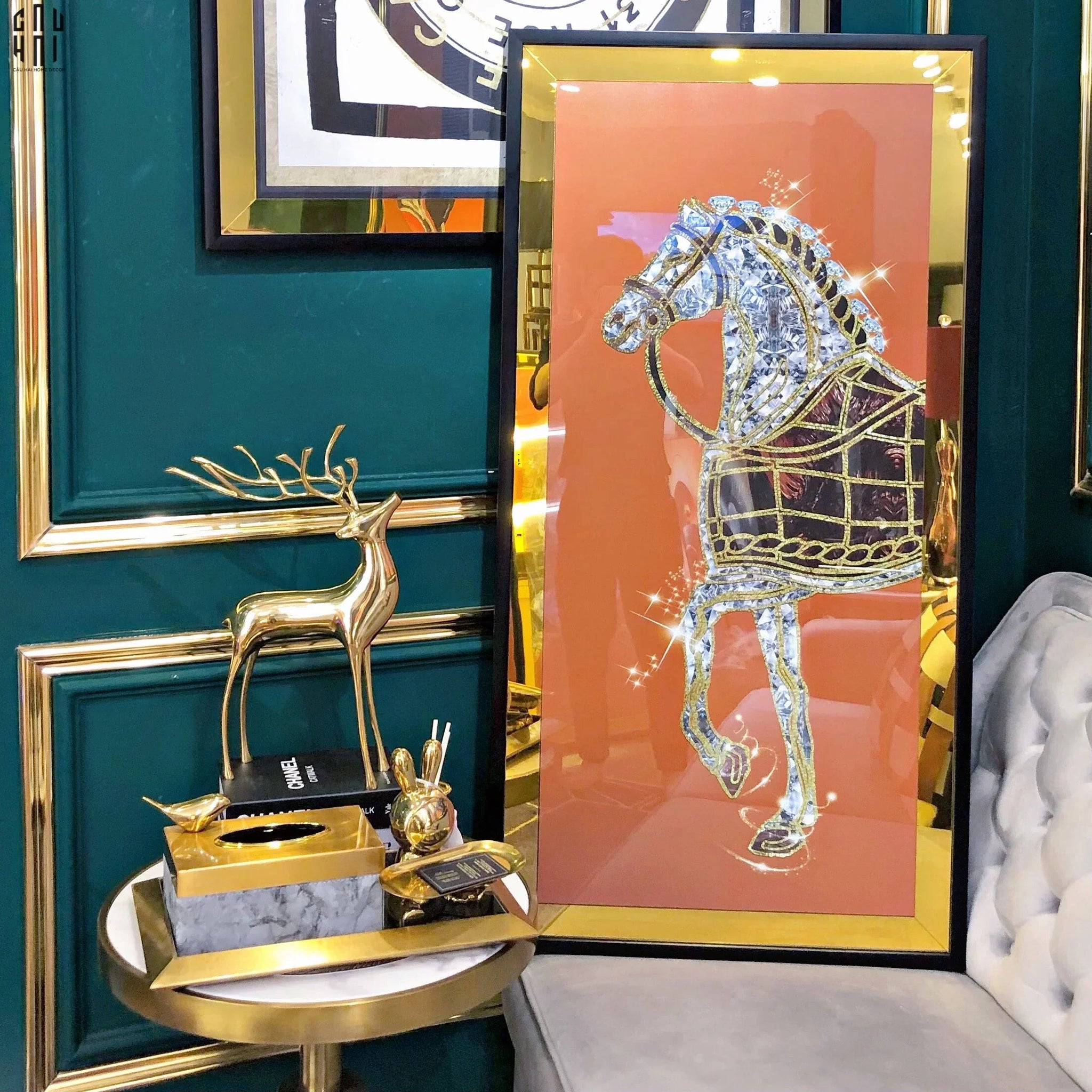 TRANH CANVAS TREO TƯỜNG H-BLING BLING 63X123CM-CẬU HAI HOME DECOR