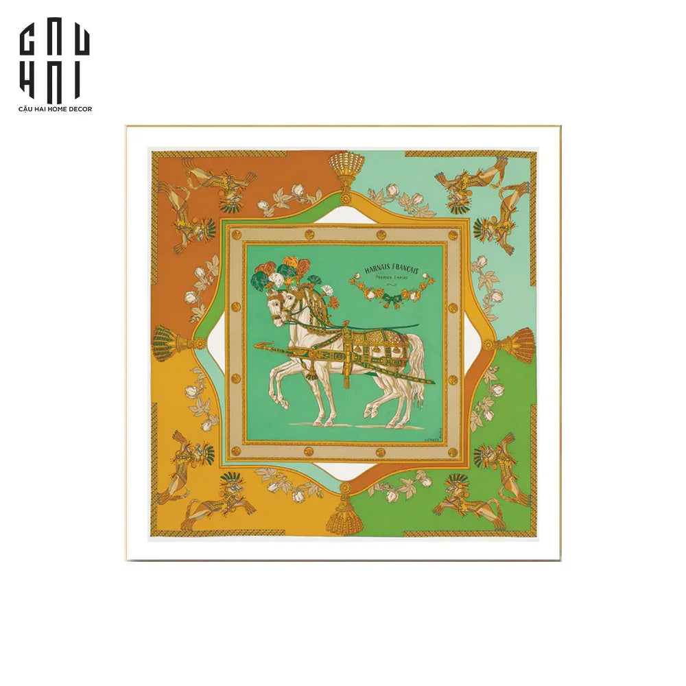 TRANH CANVAS TWIN COURSIER 90X90CM-CẬU HAI HOME DECOR