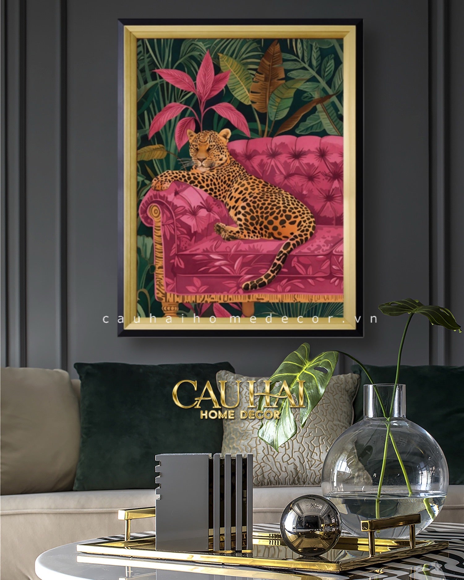 Tranh Canvas Uv Gen5 Flora De Fortune Printemps Cascade 91x119-TRANH TREO TƯỜNG-CẬU HAI HOME DECOR