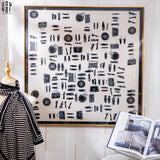 TRANH KHĂN LỤA CAO CẤP VALENTINA 90CM-CẬU HAI HOME DECOR