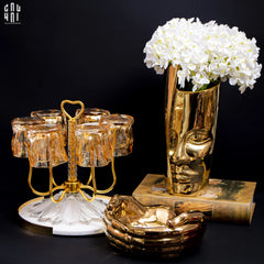 Tượng Bàn Tay Vàng - Unite Rosegold Ss22-CẬU HAI HOME DECOR
