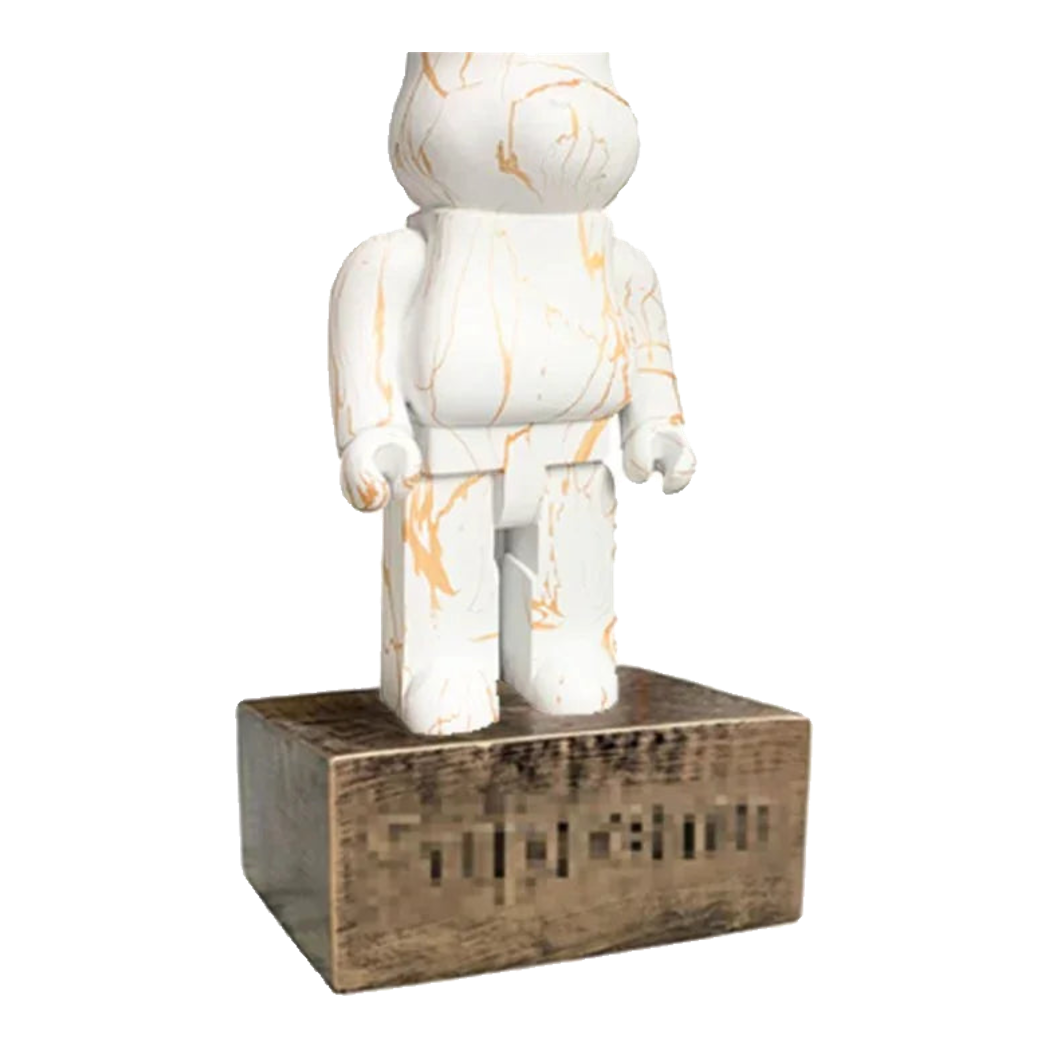 Tượng Bear Brick Marble 120Cm