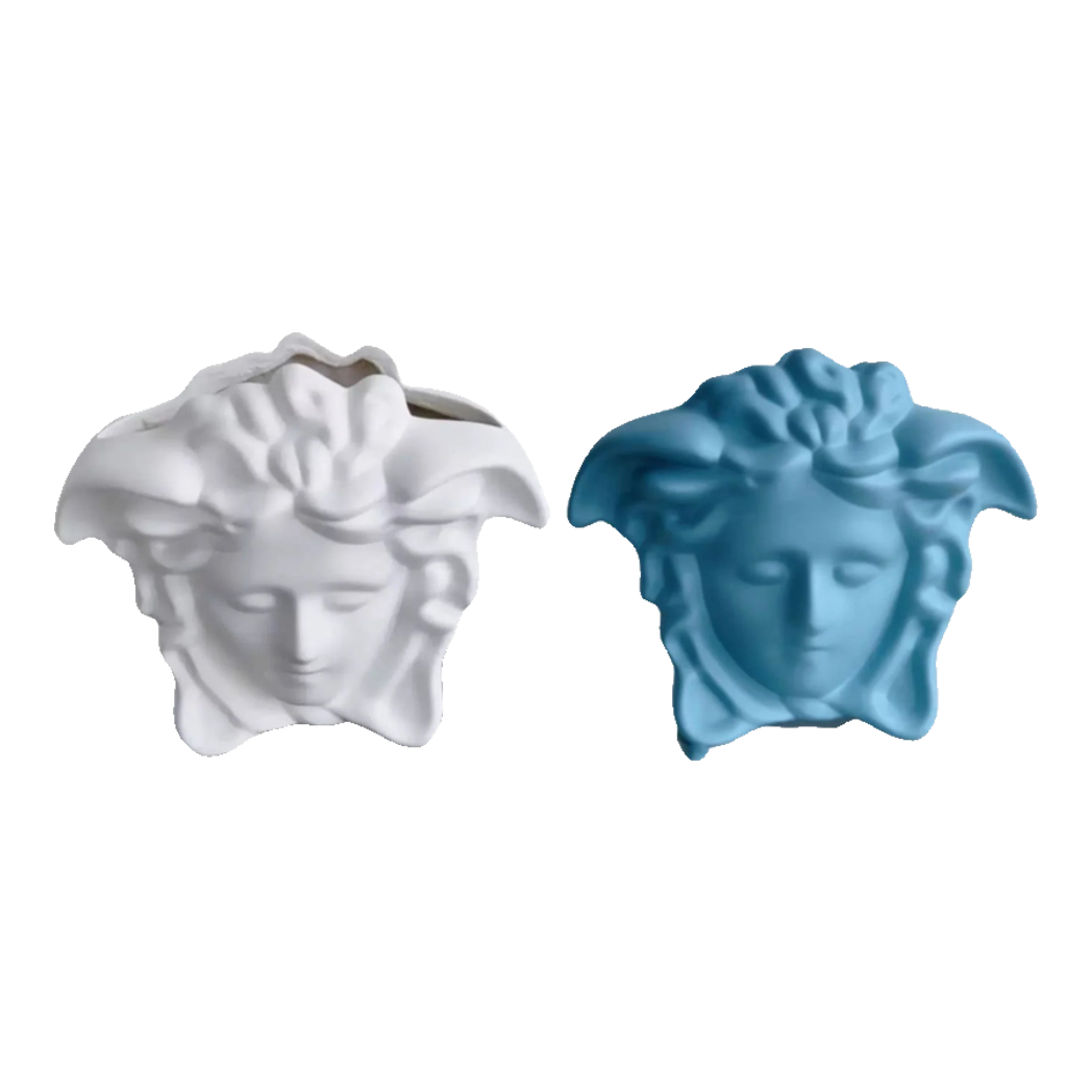 Maison Couture - Tượng Bình Hoa Medusa V Class Vase - Blue / Blanc