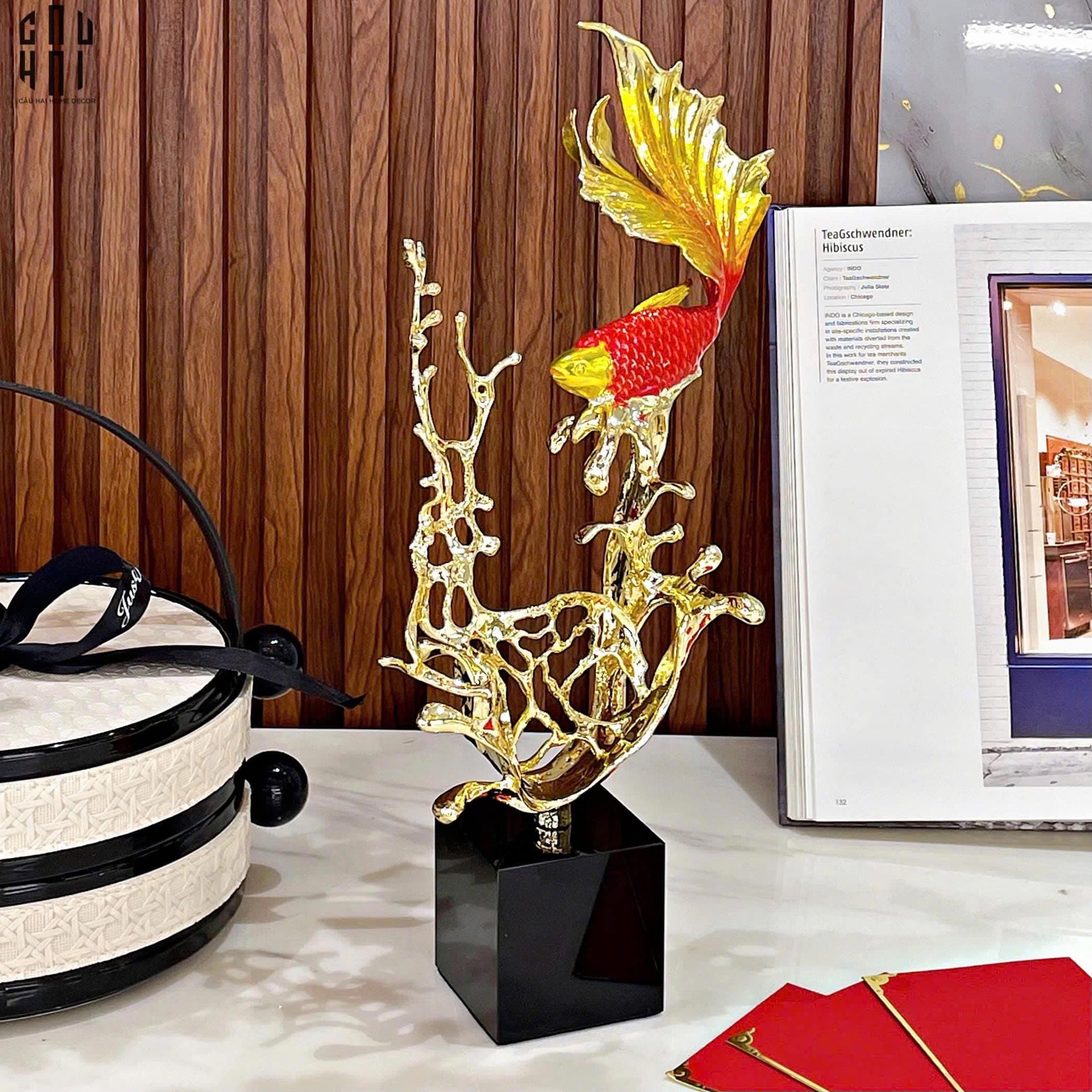 TƯỢNG CÁ VƯỢT VŨ MÔN SS25-CẬU HAI HOME DECOR