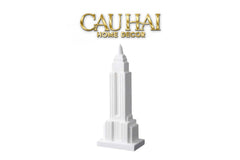 Tượng Ceramic Empire State H52-CẬU HAI HOME DECOR
