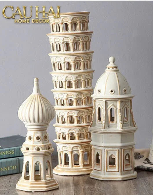 Tượng Ceramic Onion Dome H29-CẬU HAI HOME DECOR