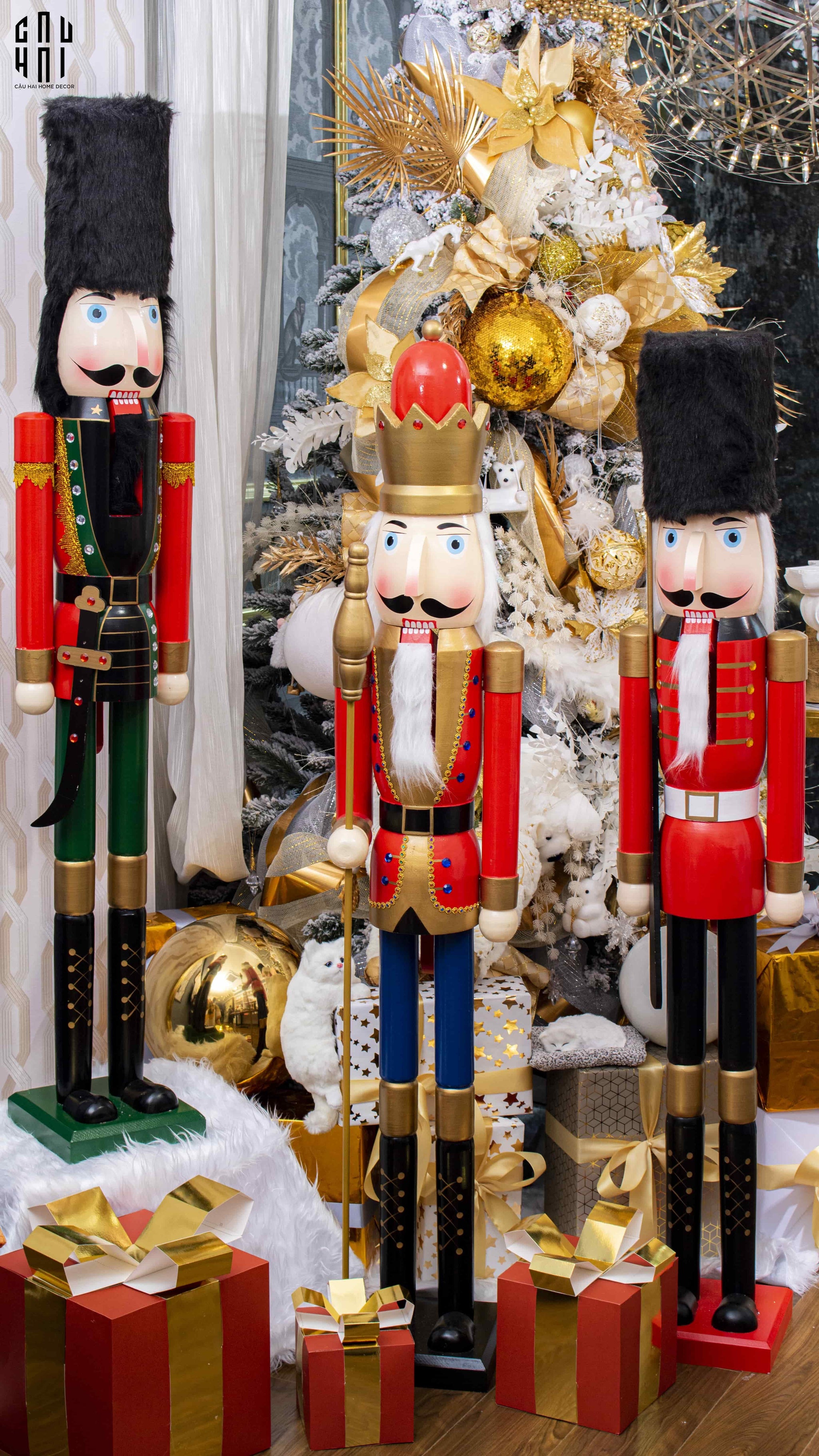 TƯỢNG CHÚ LÍNH CHÌ - NUTCRACKER 1M5 GUN-CẬU HAI HOME DECOR