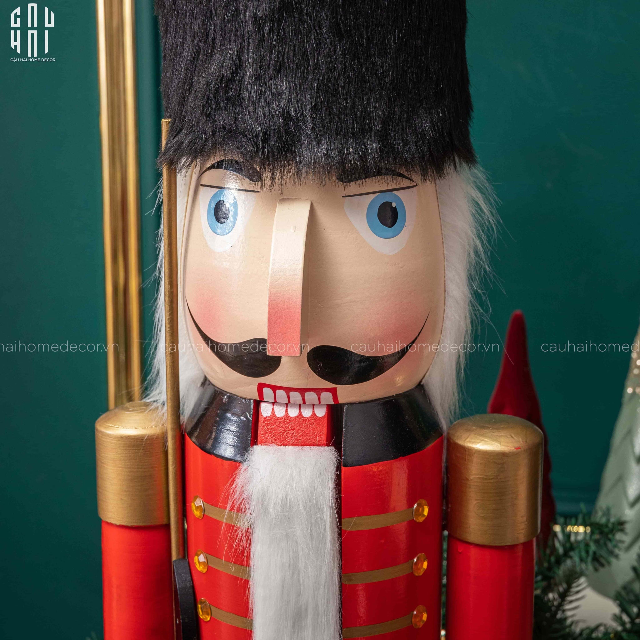TƯỢNG CHÚ LÍNH CHÌ - NUTCRACKER 1M5 GUN-CẬU HAI HOME DECOR