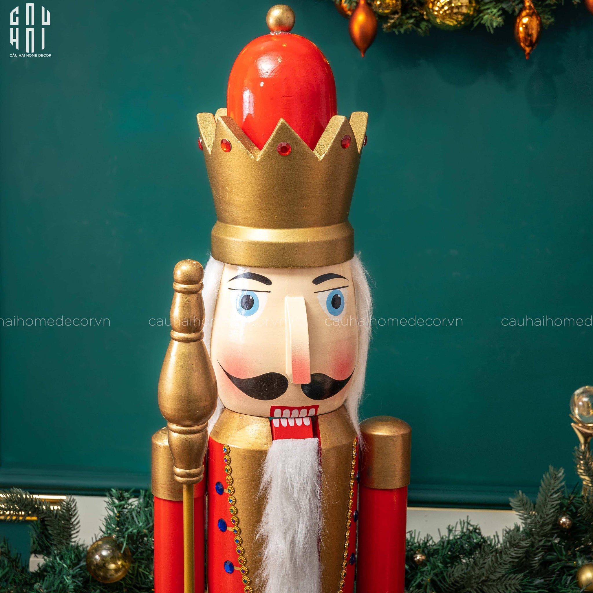 TƯỢNG CHÚ LÍNH CHÌ - NUTCRACKER 1M5 JAVALIN-CẬU HAI HOME DECOR