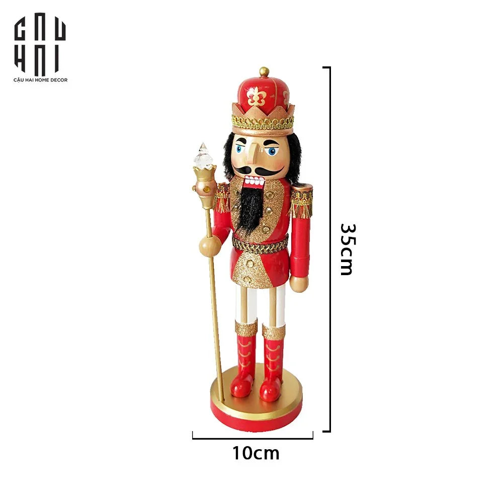 TƯỢNG CHÚ LÍNH CHÌ - NUTCRACKER 35CM SCEPTER-CẬU HAI HOME DECOR