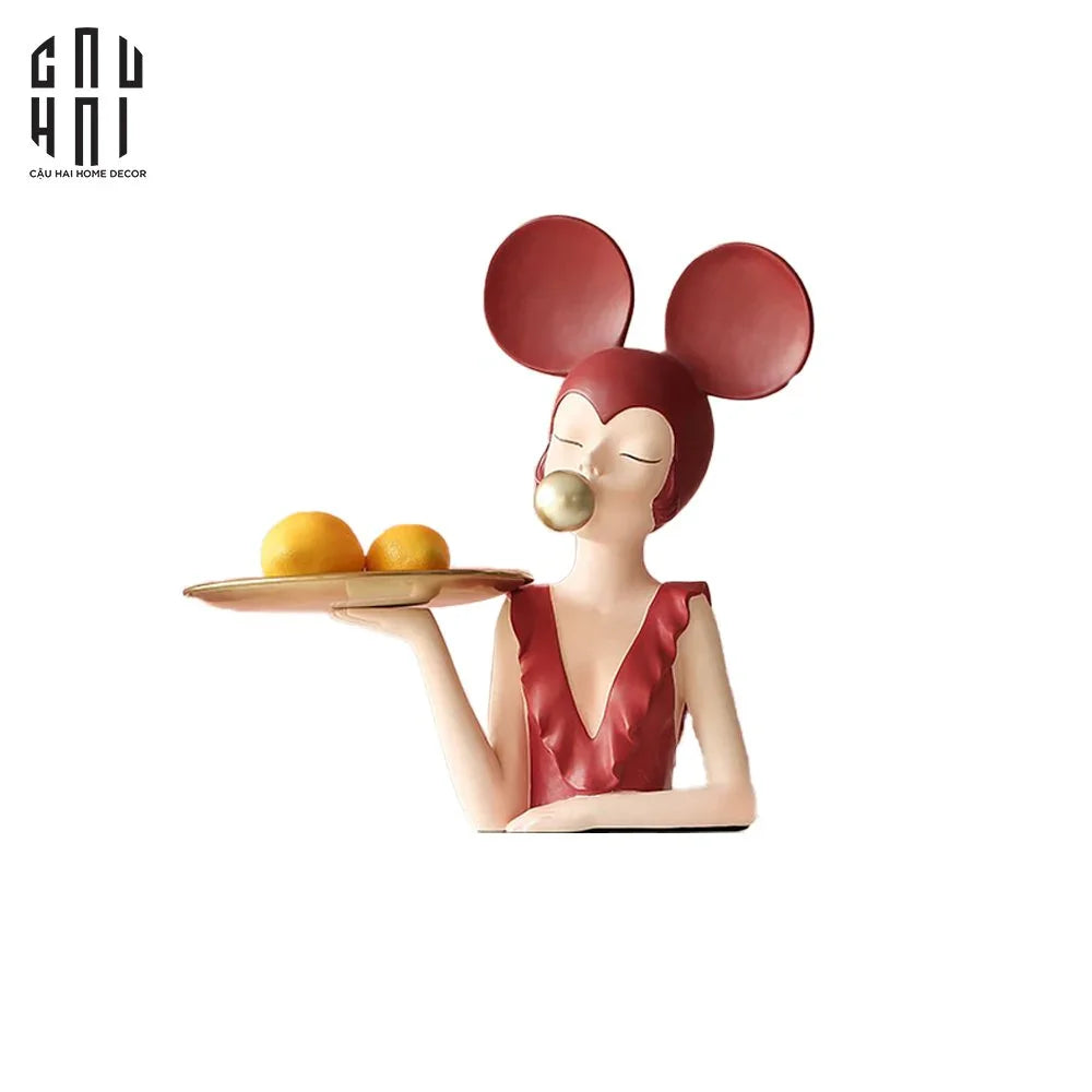 TƯỢNG CÔ GÁI BOSS SCARLET SS22-CẬU HAI HOME DECOR