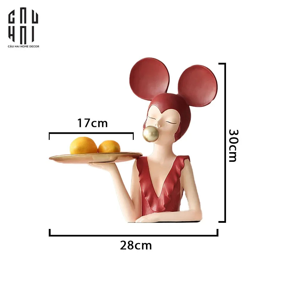 TƯỢNG CÔ GÁI BOSS SCARLET SS22-CẬU HAI HOME DECOR