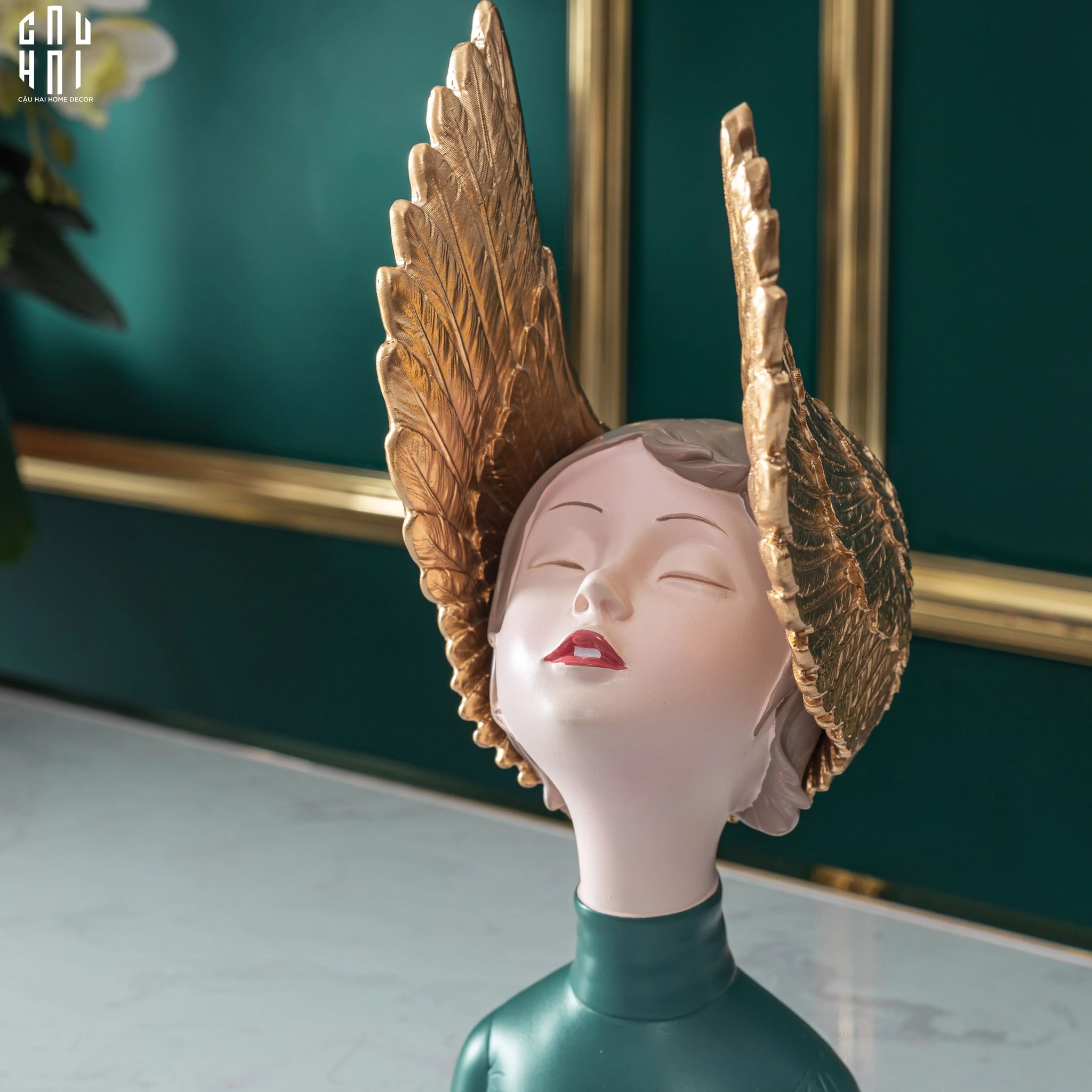 TƯỢNG CÔ GÁI JR ANGELINA H28-CẬU HAI HOME DECOR