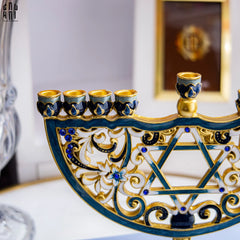Tượng Đế Nến Babylon Byzantines Golden Era Ancient Decor Object 16.5x20-CẬU HAI HOME DECOR