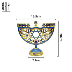 Tượng Đế Nến Babylon Byzantines Golden Era Ancient Decor Object 16.5x20-CẬU HAI HOME DECOR