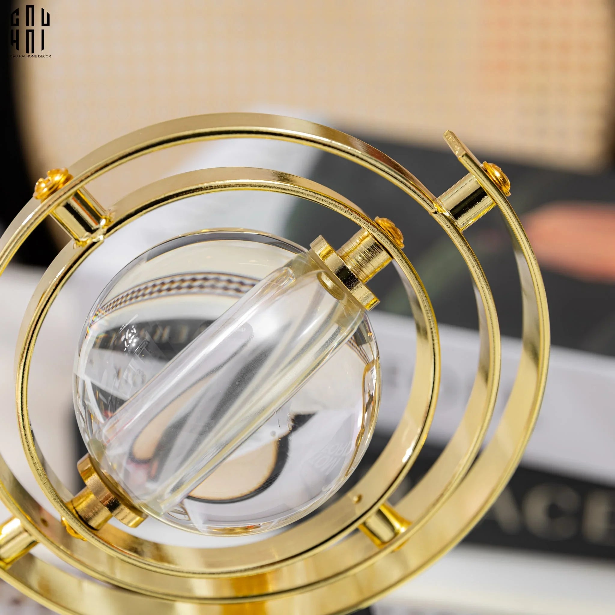 TƯỢNG ĐỊA CẦU MINI DENZO - TƯỢNG TRANG TRÍ DENZO FW25-CẬU HAI HOME DECOR